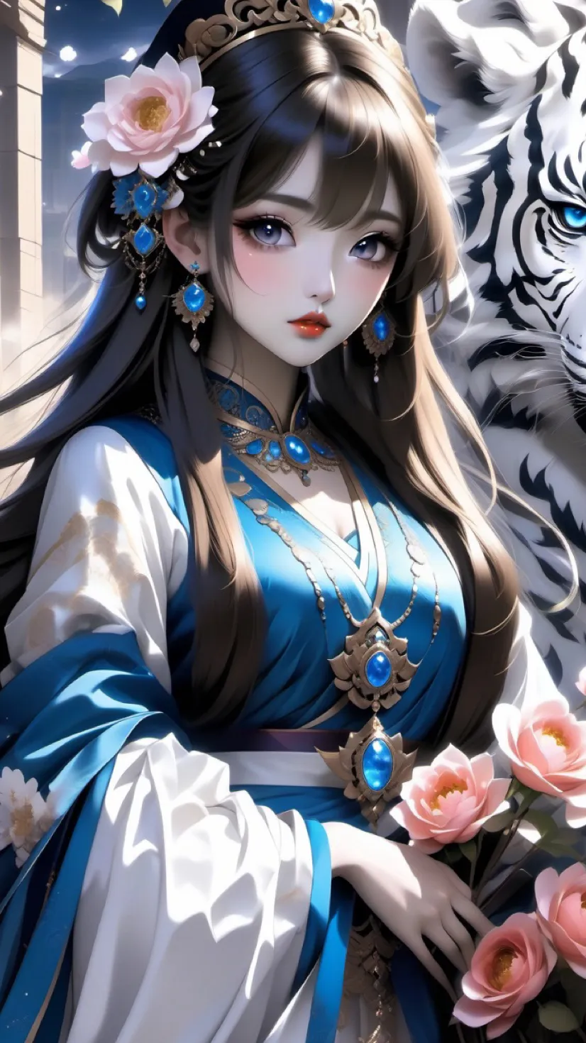 ai character: Flamingo Furry Spi background