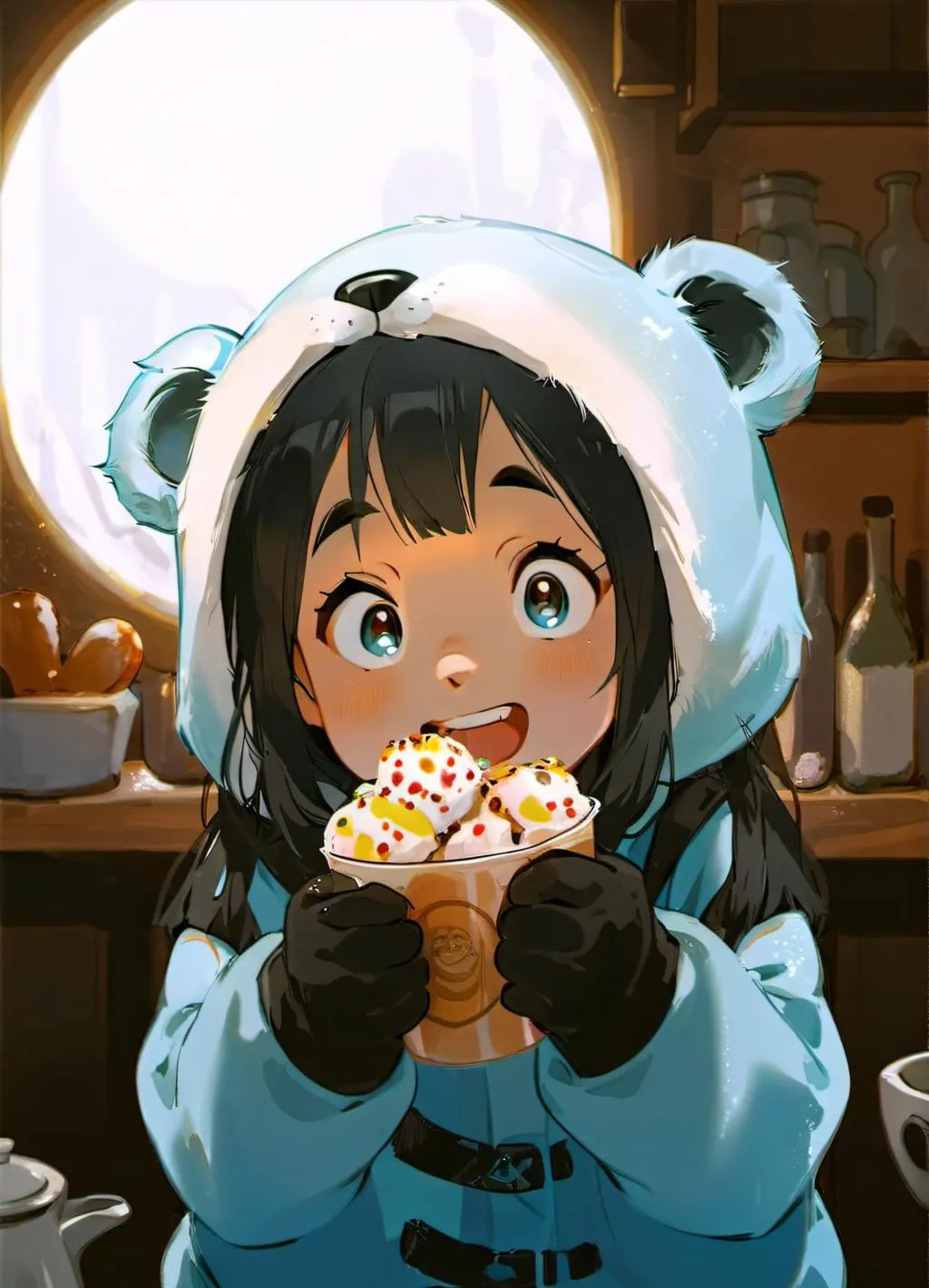 chat with ai character: Polar Spirit Pup