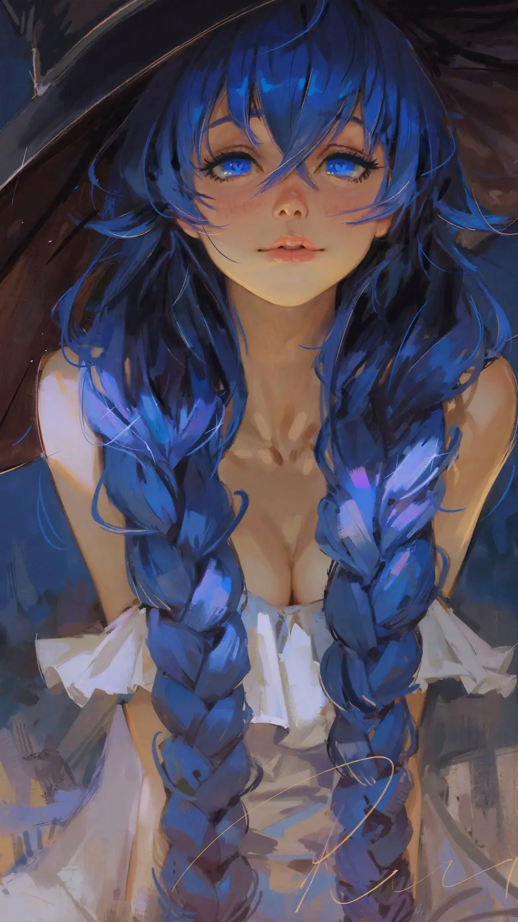 ai character: 蓝羽（Lan Yu） background