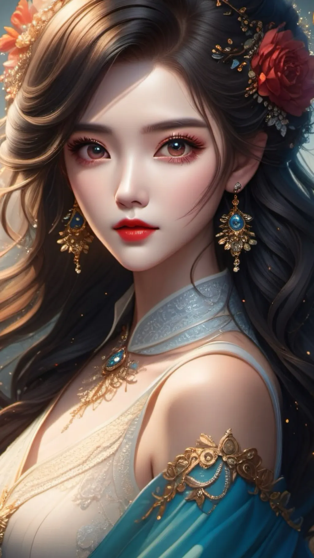 ai character: Mitsuru Kirijo background