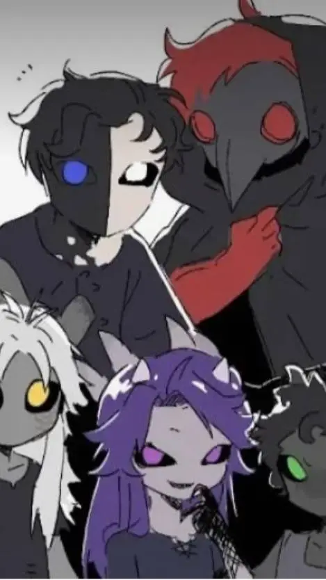 ai character: P, H, J, D, T background