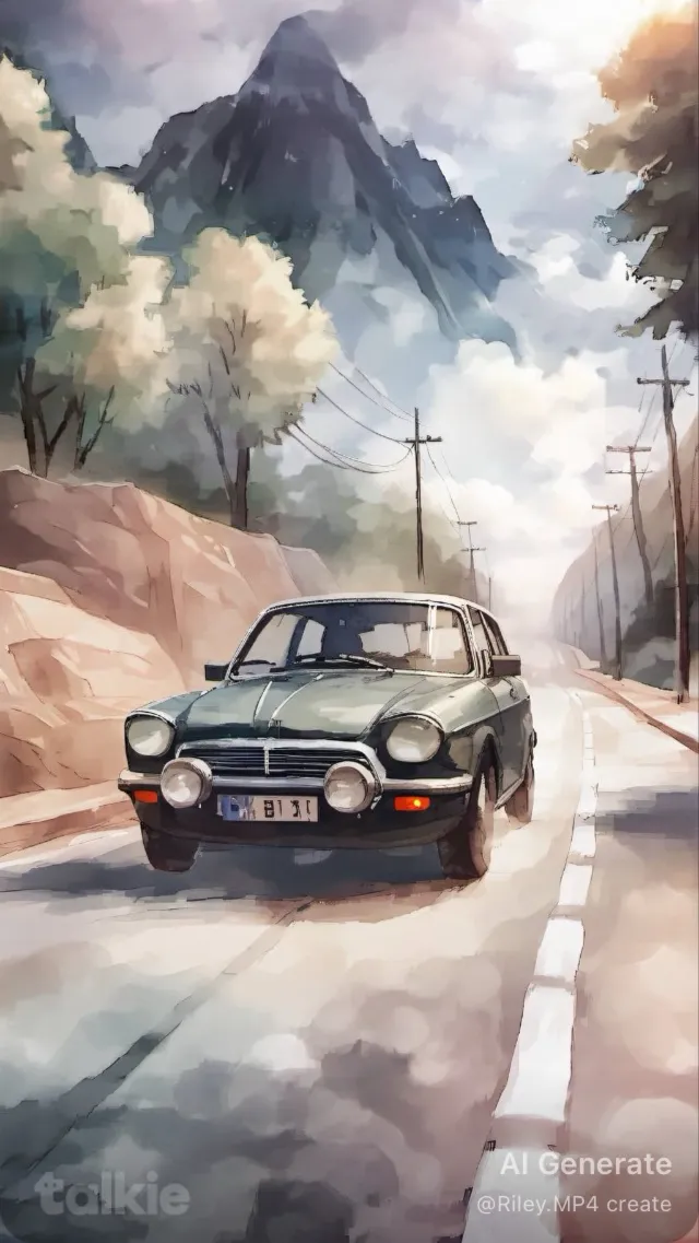 ai character: Family road trip background