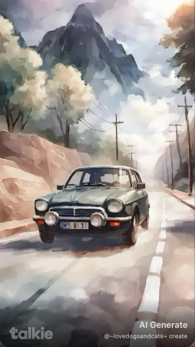 ai character: Family road trip  background