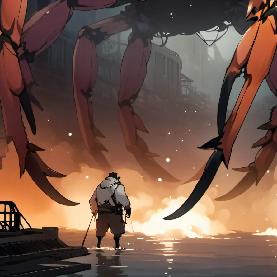chat with ai character: Crab Titan 