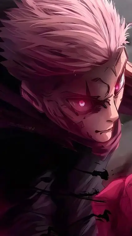 ai character: Yuji vs Sukuna background