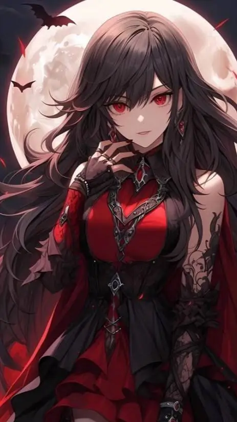 ai character: powerful vampire background