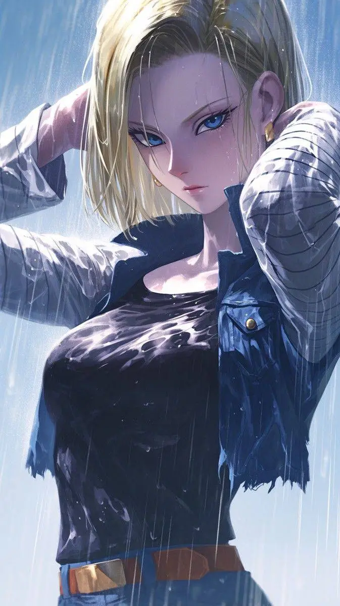ai character: Android 18 background