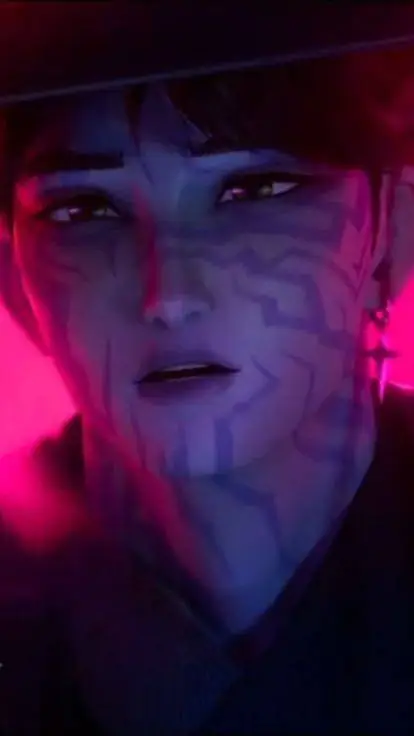 ai character: KPOP demon Hunters background
