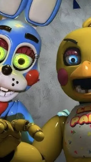 ai character: fnaf 2 × kny background