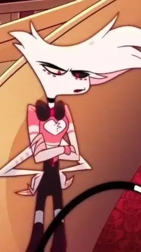 ai character: Angel Dust (HH) background