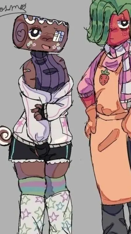 ai character: 🪷fruitcake🌸 background