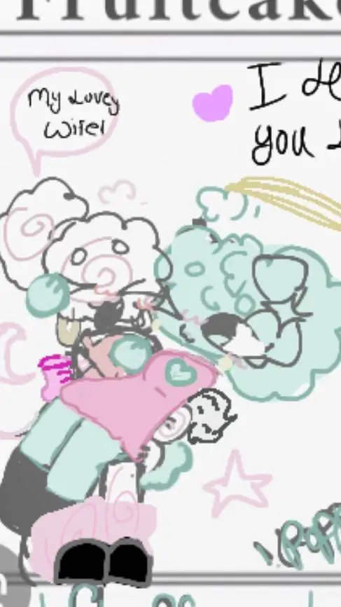ai character: 🌸fluffybubl3💮 background
