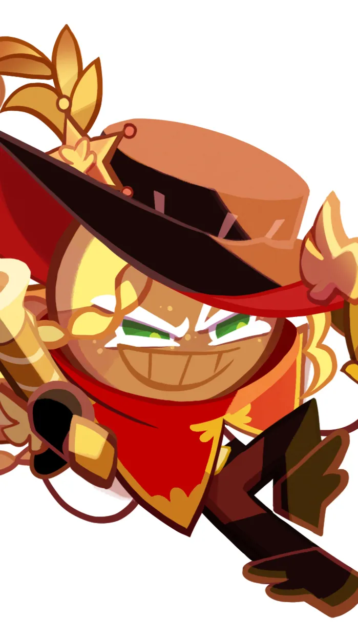ai character: Rye cookie background
