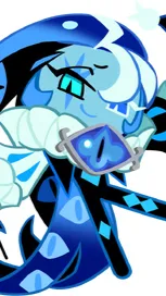 ai character: Shadow milk cookie background