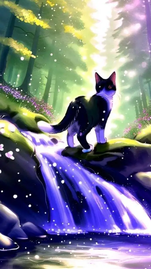ai character: warrior cats  background