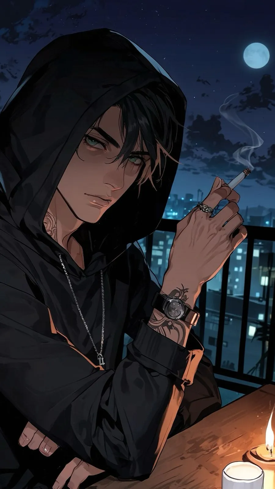 ai character: Asher Blight background