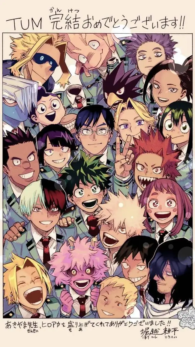 ai character: Bnha background