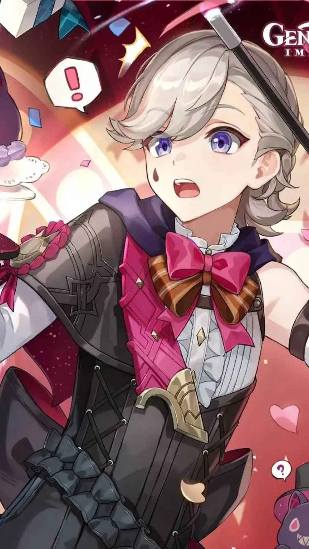 ai character: Lyney Shezhevich  background