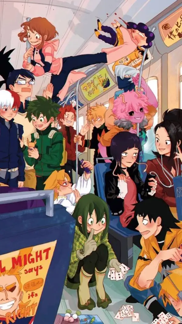 ai character: MHA Routine! background