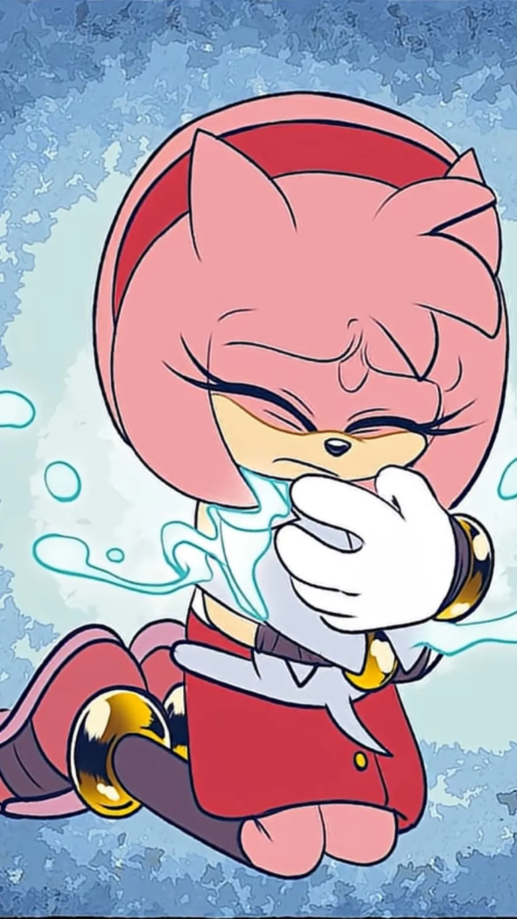 ai character: Boom Amy background