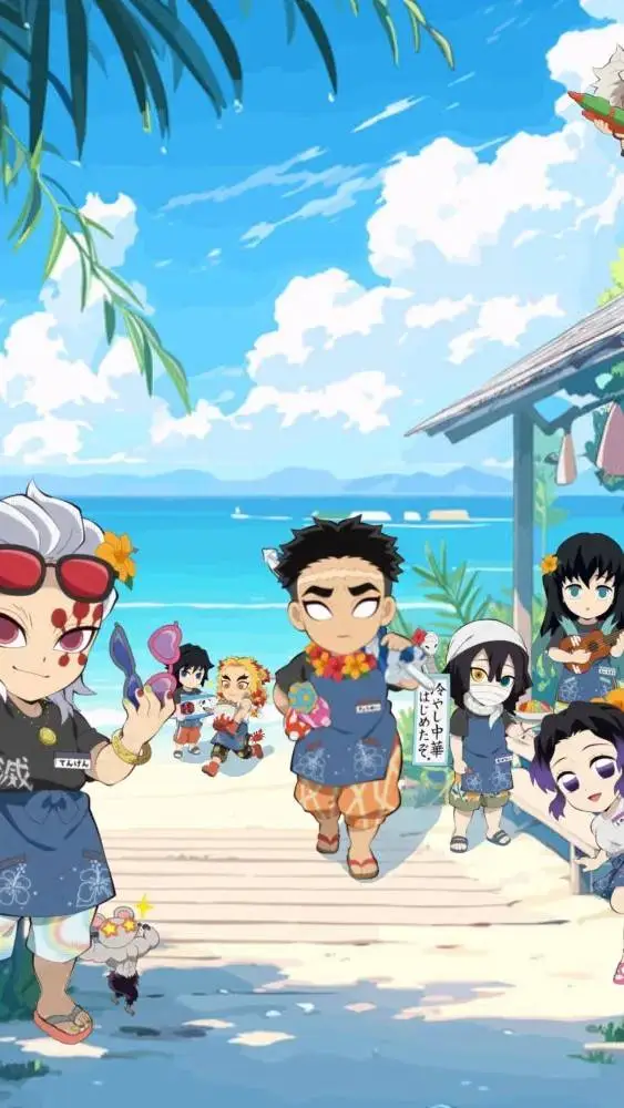 Talkie AI - Chat with Hashira beach day!