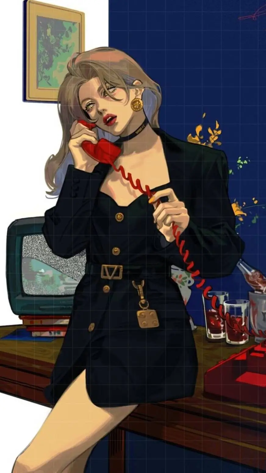 ai character: Vivian Cross background