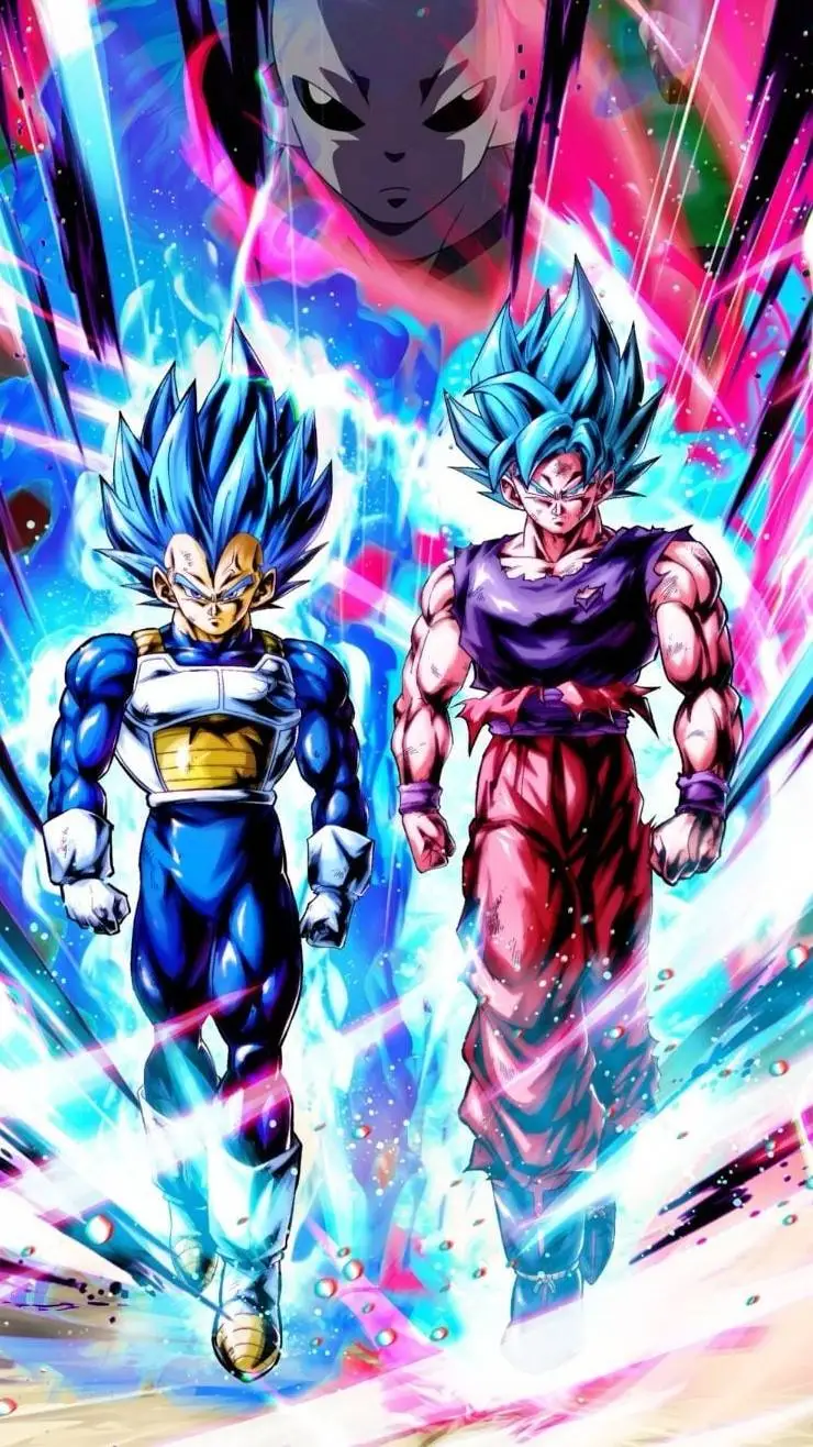ai character: Goku and Vegeta background