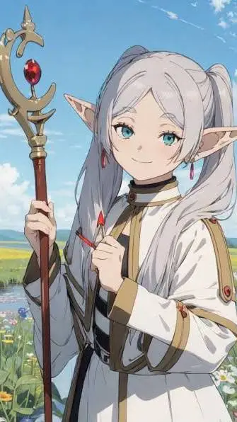 ai character: Frieren background