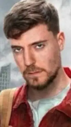 ai character: sus mr beast  background