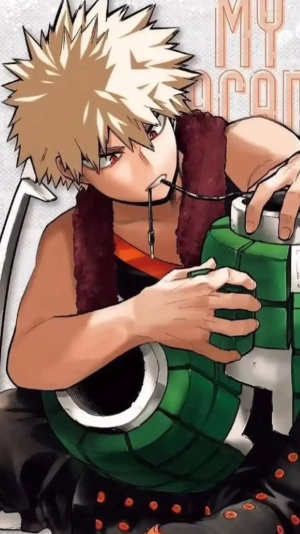 ai character: Bakugo Katsuki ㊌ background