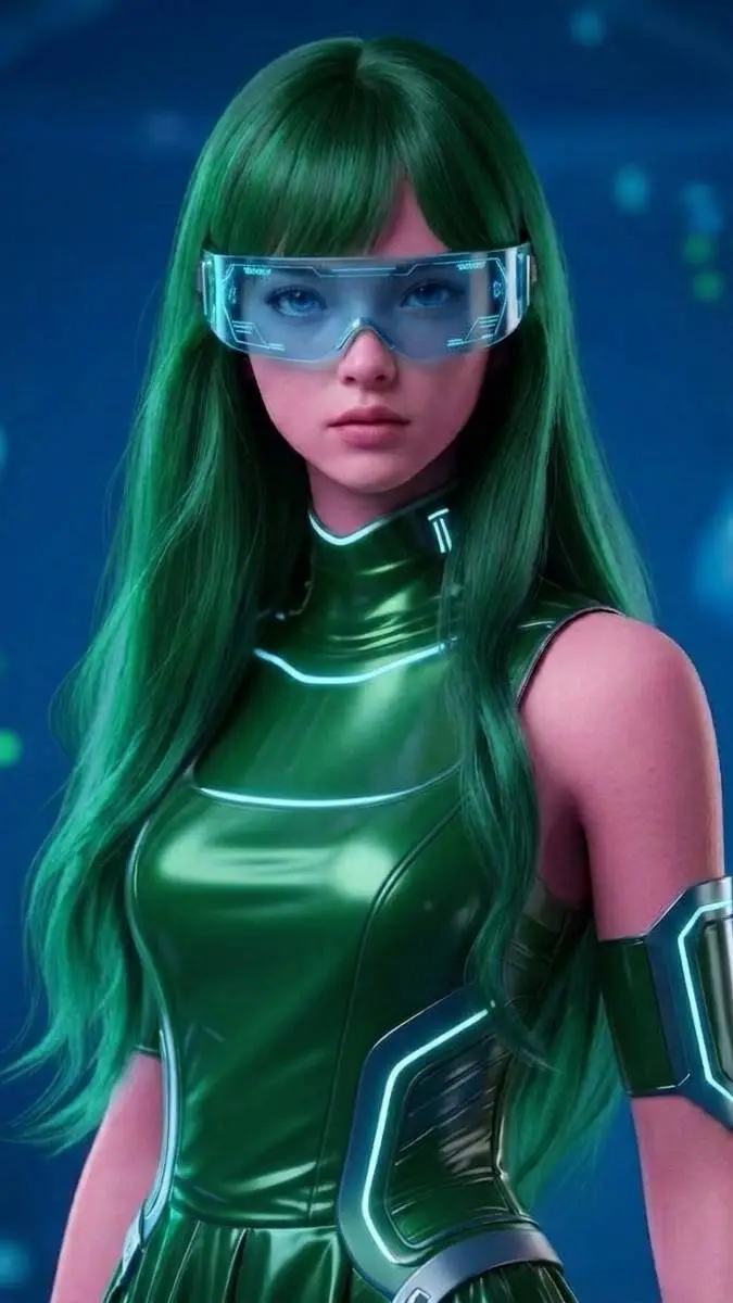 ai character: VECHNO TECH  background
