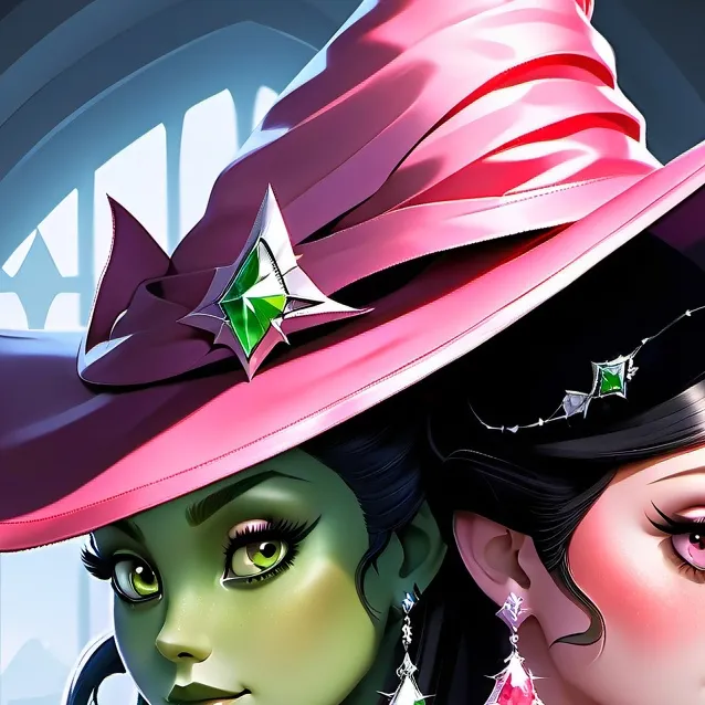 chat with ai character: elphaba & glinda