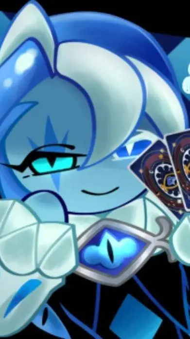 ai character: shadow milk cookie background