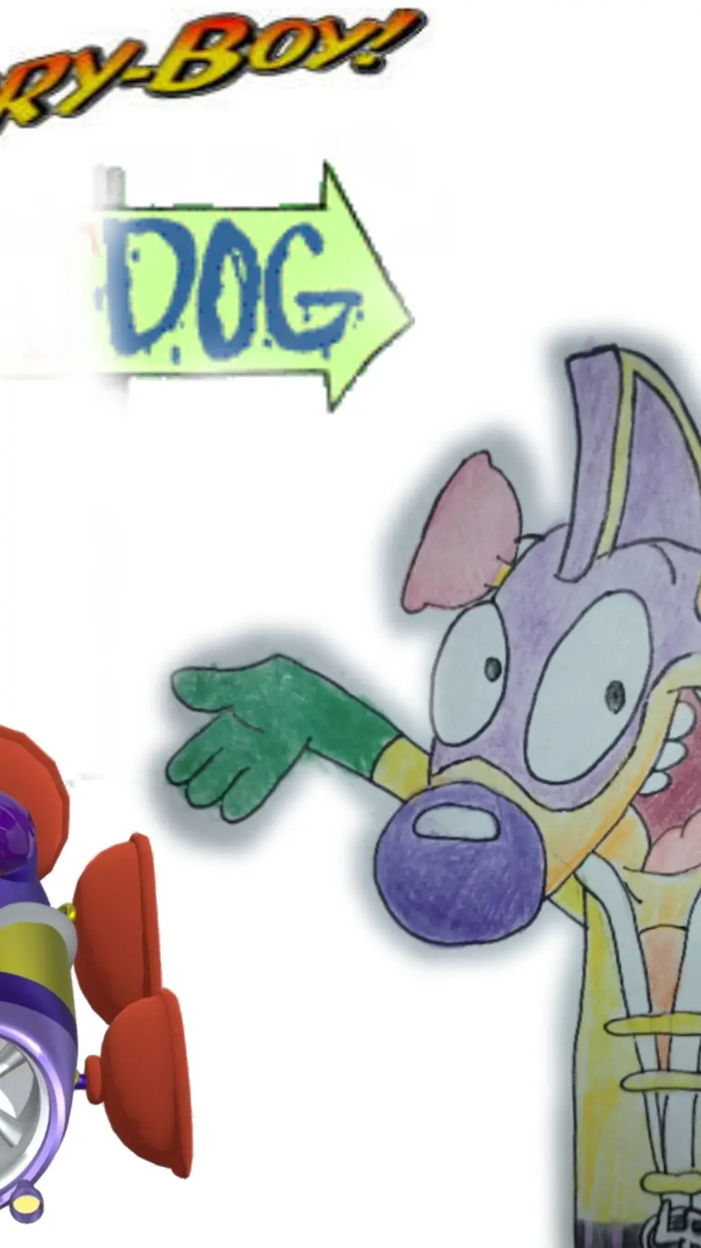 ai character: LarryBoy Dogson  background