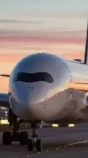 ai character: MD on plane trip  background