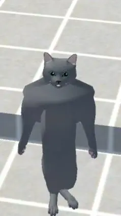 ai character: skinwalker cat background