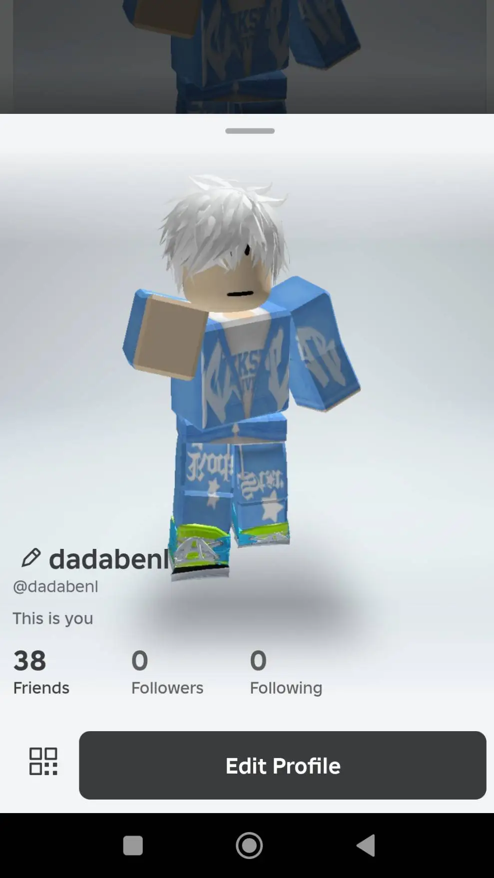 ai character: dadabenl background