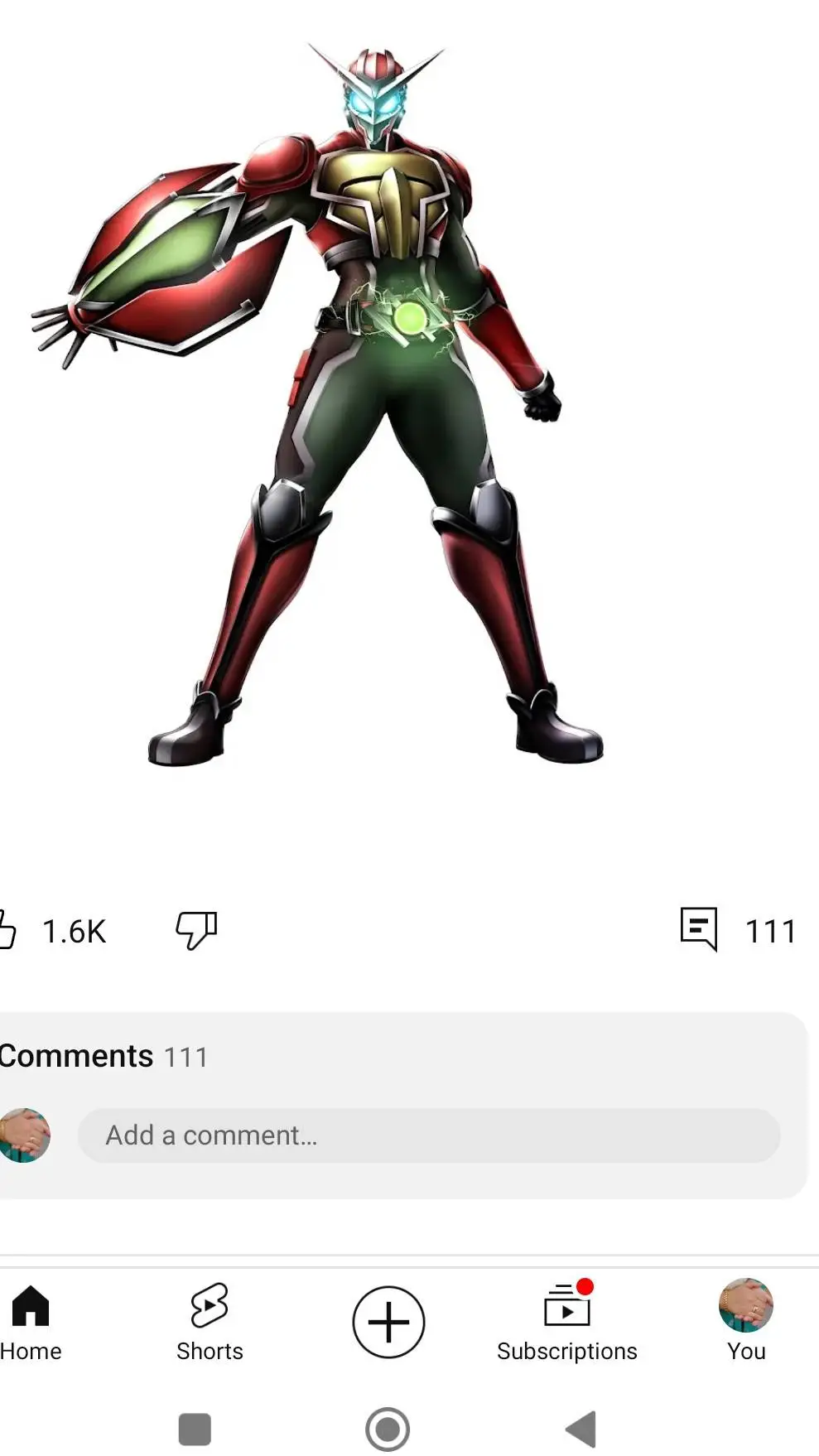 ai character: kamen rider maizen background