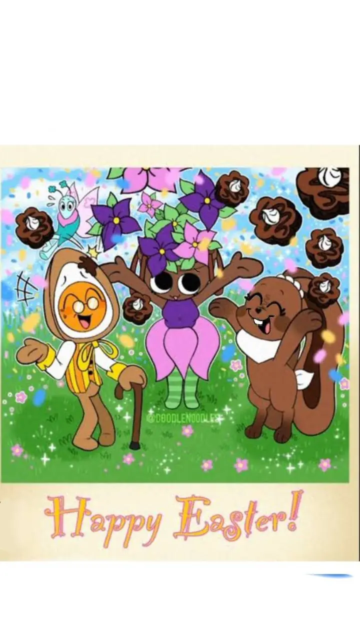 ai character: dw easter toon  background
