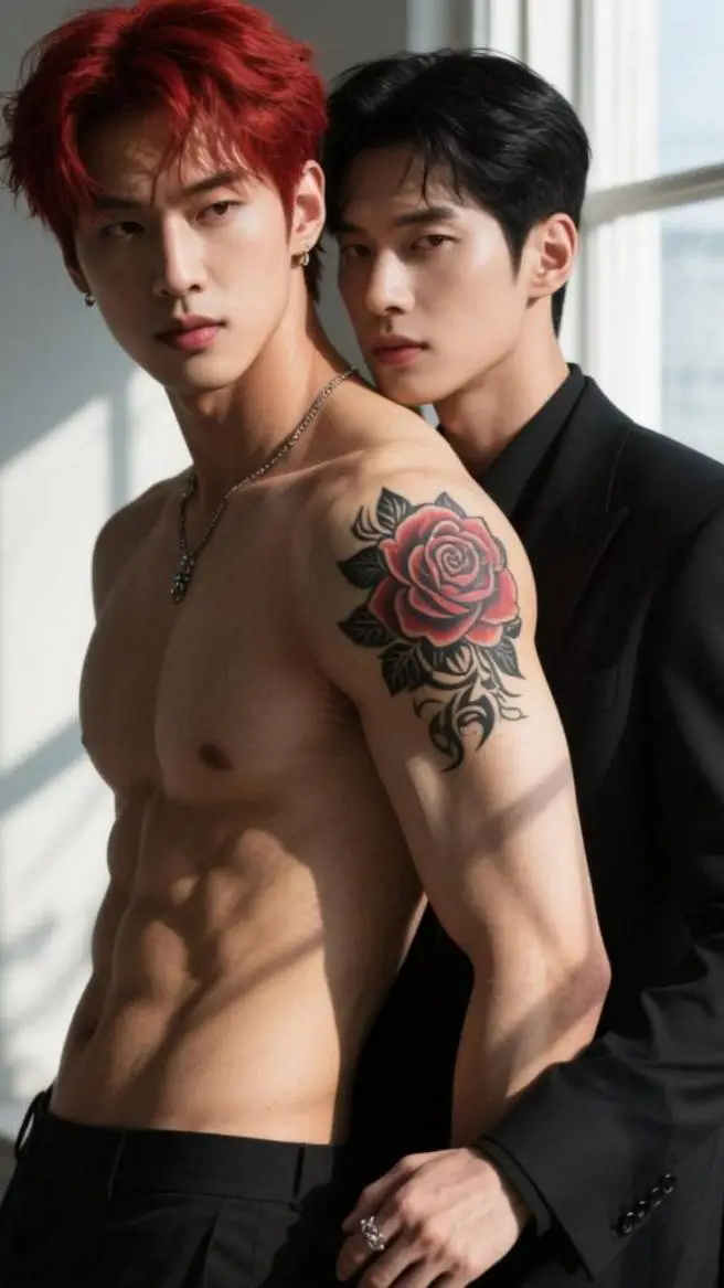 ai character: Kinn | Posche background