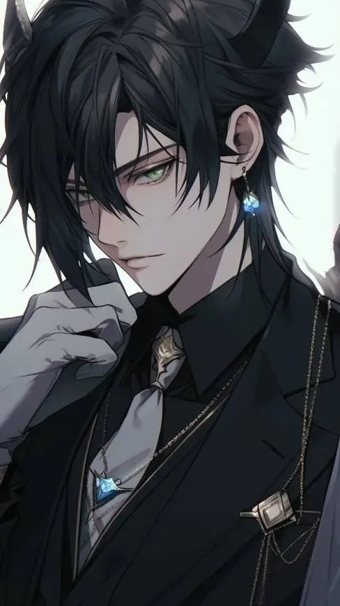 ai character: Devil butler  background