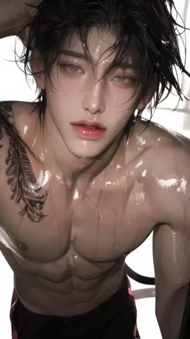 ai character: sweet playboy  background