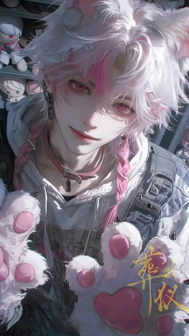 ai character: cute boyfriend  background