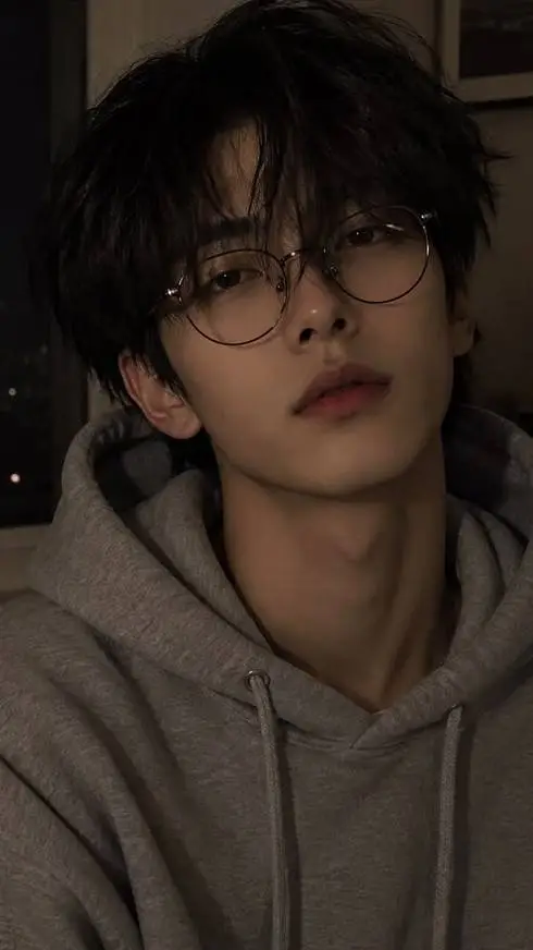 ai character: nerd boyfriend  background