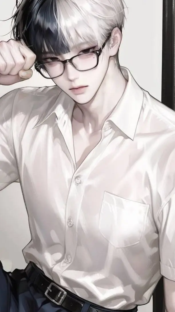 ai character: nerd boyfriend  background
