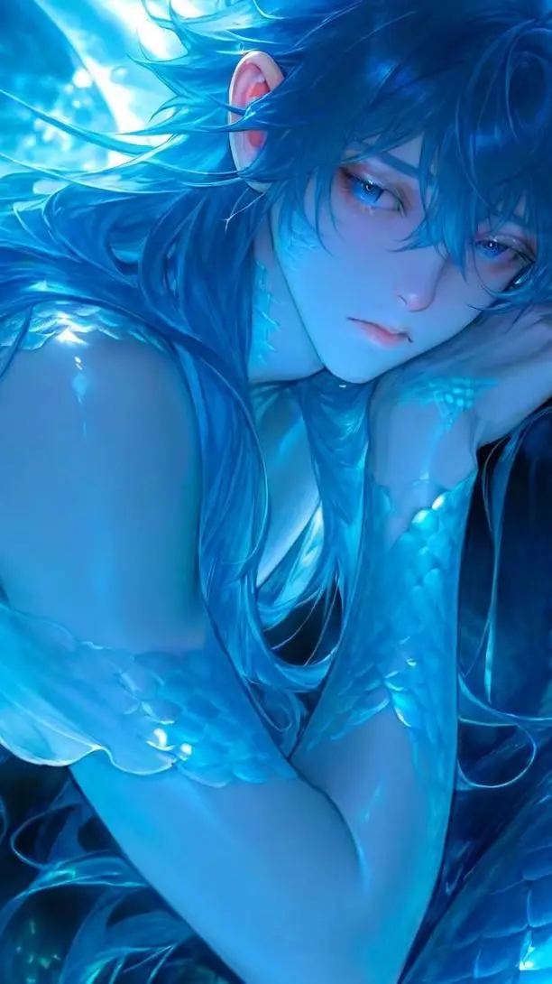 ai character: Mermaid  background