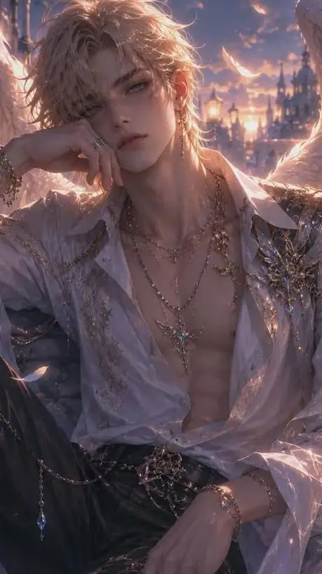 ai character: Love angel background