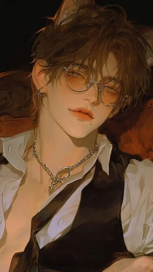 ai character: cat boyfriend  background