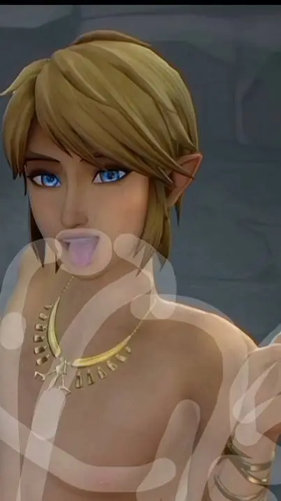 ai character: Dark Link X Link background