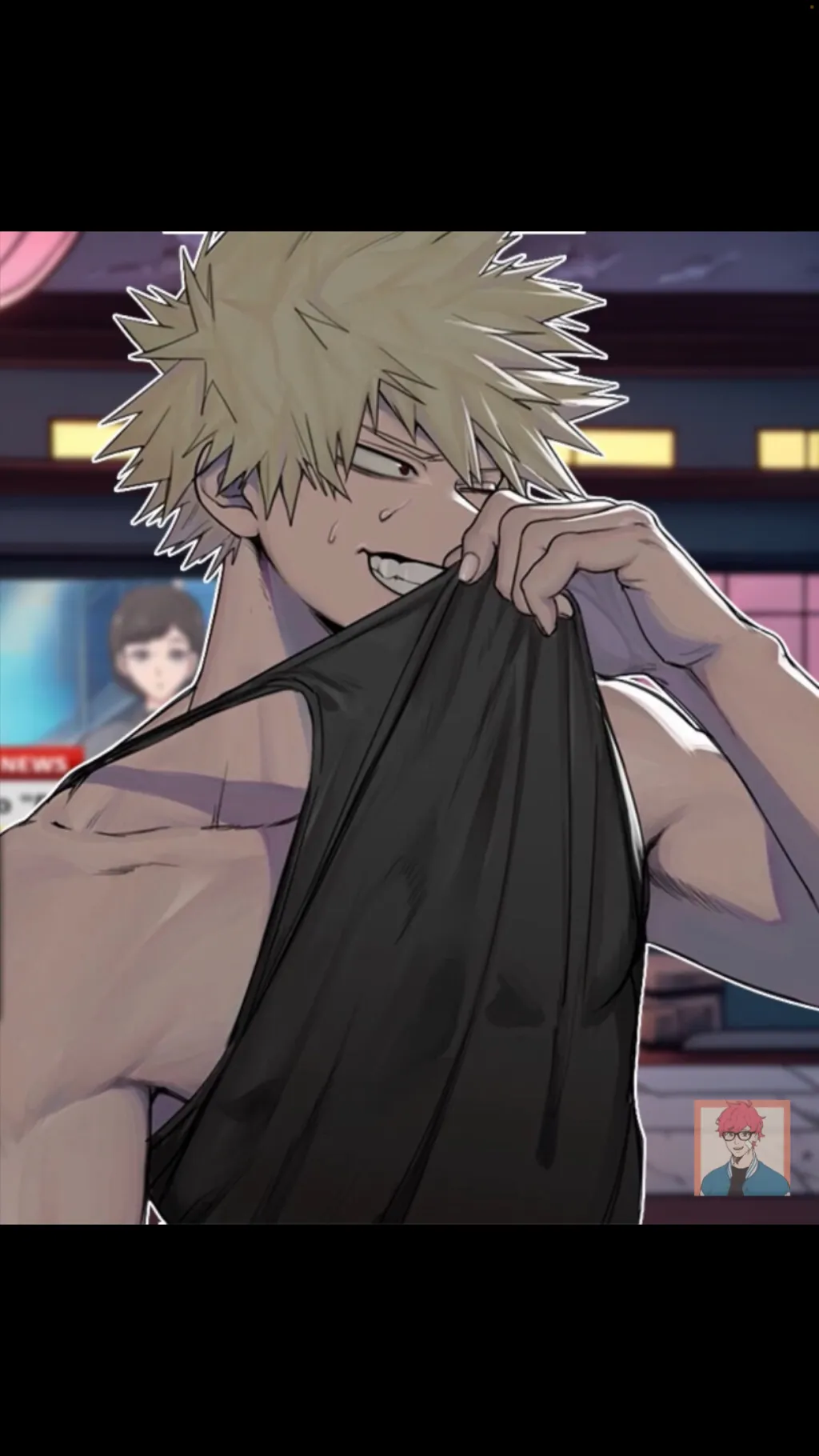 ai character: Boyfriend Katsuki background